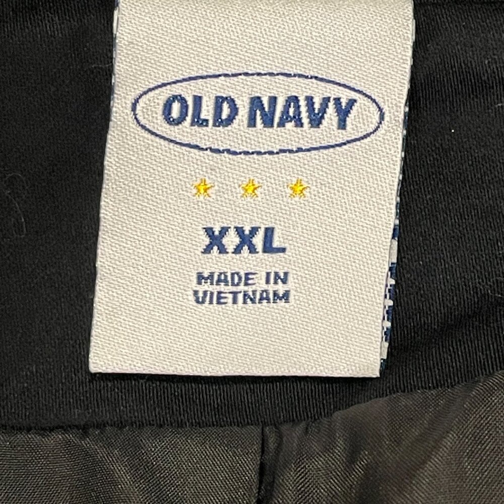 OLD NAVY Vintage (SP06) Trench/Pea Coat Long Sleeve Belted, Black - XXL - Picture 10 of 11